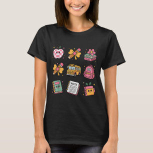 Zurück zur Coquette Bow ersten Schultag T-Shirt