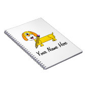 Zurück zur Dackel Dozentin Notizblock (Rechte Seite)