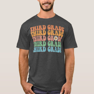 Zurück zur dritten Klasse des Vintagen Unterrichts T-Shirt