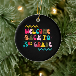 Zurück zur dritten Klasse für Lehrer der dritten K Keramik Ornament