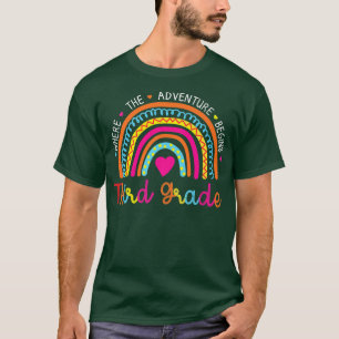 Zurück zur dritten Schule, wo das Abenteuer T-Shirt