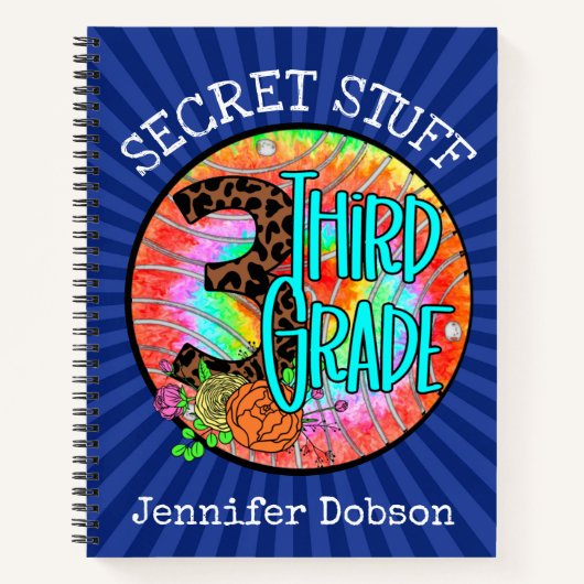 Zurück zur dritten Schulstufe Notizblock (Vorderseite)