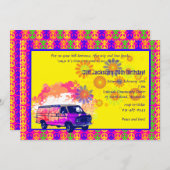 Zurück zur Einladung der 60er Jahre (Vorne/Hinten)