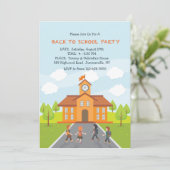 Zurück zur Einladung der Schule (Stehend Vorderseite)