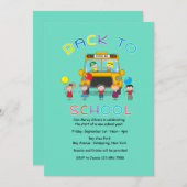 Zurück zur Einladung zur Schule (Vorne/Hinten)