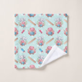 Zurück zur Elefantenwelt Badhandtuch Set (Waschlappen)