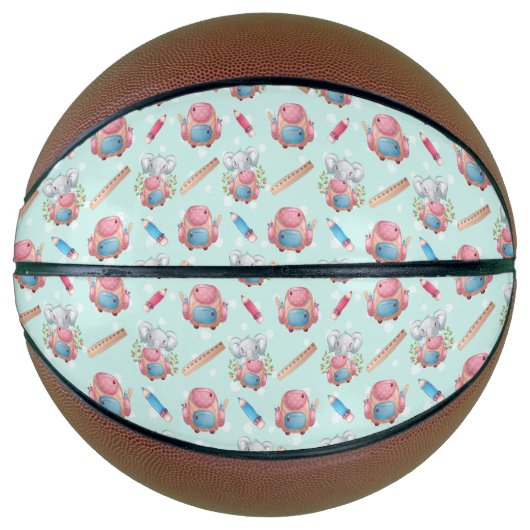 Zurück zur Elefantenwelt Basketball (Vorderseite)