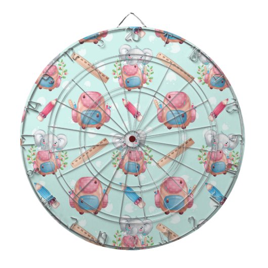 Zurück zur Elefantenwelt Dartscheibe (vorne)