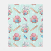 Zurück zur Elefantenwelt Fleecedecke (Vorderseite)