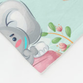 Zurück zur Elefantenwelt Fleecedecke (Ecke)