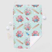 Zurück zur Elefantenwelt Golfhandtuch (Insitu)