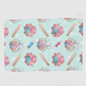 Zurück zur Elefantenwelt Golfhandtuch (Horizontal)