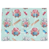 Zurück zur Elefantenwelt Große Geschenktüte (Vorderseite)