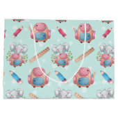 Zurück zur Elefantenwelt Große Geschenktüte (Rückseite)