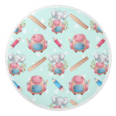 Zurück zur Elefantenwelt Keramikknauf (Vorderseite)