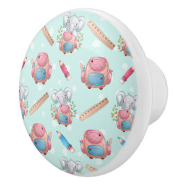 Zurück zur Elefantenwelt Keramikknauf