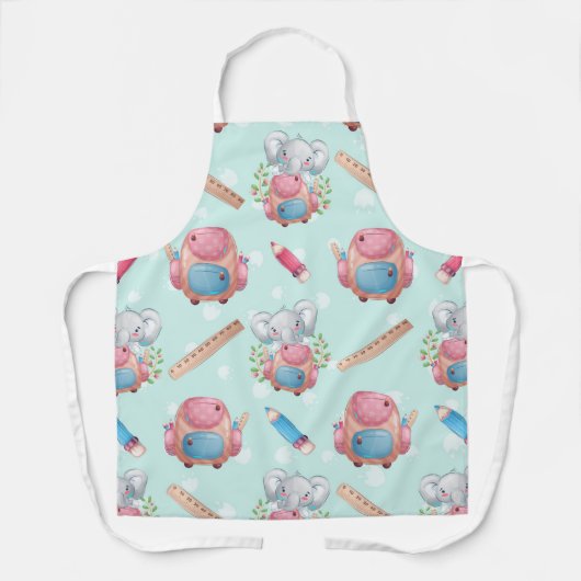 Zurück zur Elefantenwelt Schürze (Vorderseite)