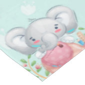 Zurück zur Elefantenwelt Tischdecke (Schrägansicht)