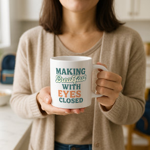 Zurück zur Elternmeisterschaft der Schule; Frühstü Kaffeetasse