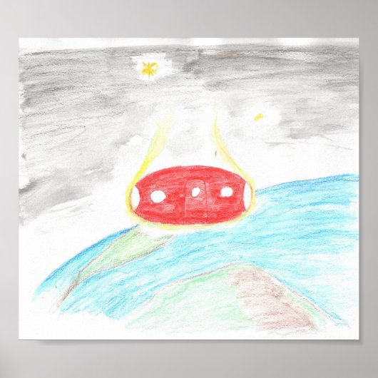 Zurück zur Erde Poster (Vorne)