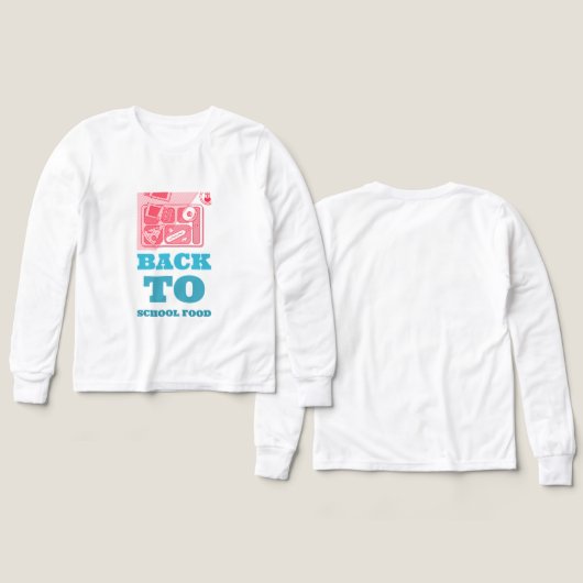 Zurück zur Essensschule Mittagspause (Design Vorderseite & Rückseite)