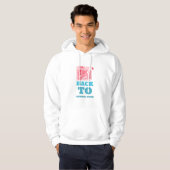 Zurück zur Essensschule Mittagspause Hoodie (Vorne ganz)