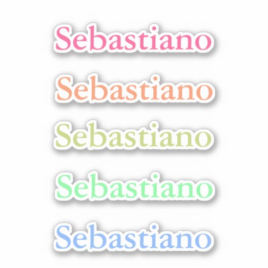 Zurück zur farbigen Schulaufkleber Aufkleber (Vorderseite)