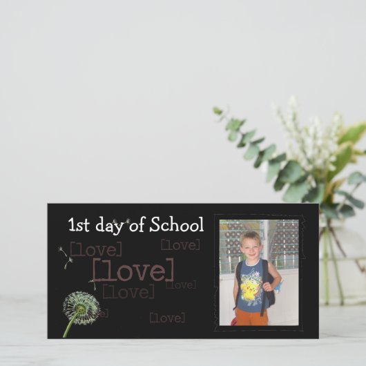 Zurück zur Fotokarte der Schule Ankündigung (Stehend Vorderseite)