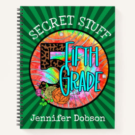 Zurück zur fünften Schulklasse Notizblock