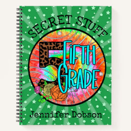 Zurück zur fünften Schulklasse Notizblock