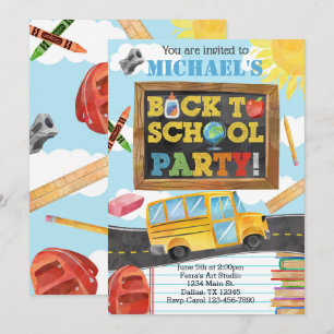 Zurück zur Geburtstagsfeier der Schule Einladung