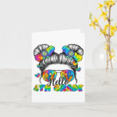 Zurück zur Gefärbte Krawatte Hallo 4. Klasse Messy Karte (Gelbe Blume)