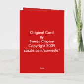 Zurück zur Grußkarte der Schule Karte (Rückseite)