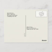 Zurück zur Grußkarte des Lehrers Postkarte (Rückseite)