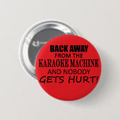 Zurück zur Karaoke-Maschine Button (Vorne & Hinten)