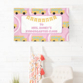 Zurück zur Klassenlehrerin Boho Retro Banner (Insitu)