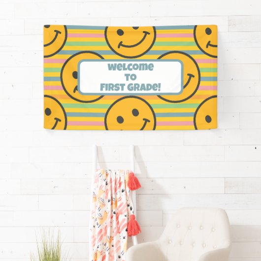 Zurück zur Klassenlehrerin Boho Retro Banner (Insitu)