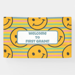 Zurück zur Klassenlehrerin Boho Retro Banner