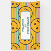 Zurück zur Klassenlehrerin Boho Retro Banner (Vertikal)