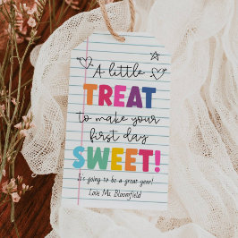 Zurück zur Leckerei der Schule Geschenkanhänger