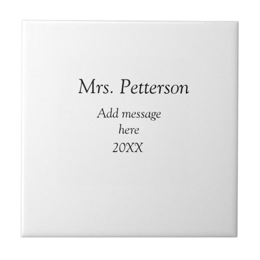 Zurück zur Lehrerbewertung Jahr für Jahr Fliese (Vorderseite)