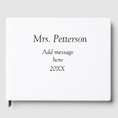 Zurück zur Lehrerbewertung Jahr für Jahr Gästebuch (Vorderseite)