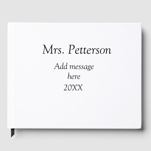 Zurück zur Lehrerbewertung Jahr für Jahr Gästebuch (Vorderseite)