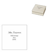 Zurück zur Lehrerbewertung Jahr für Jahr Gummistempel (Stempel)