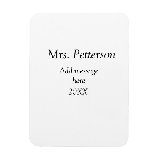 Zurück zur Lehrerbewertung Jahr für Jahr Magnet (Vertikal)