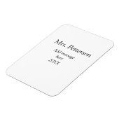 Zurück zur Lehrerbewertung Jahr für Jahr Magnet (Linke Seite)