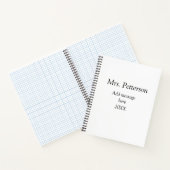 Zurück zur Lehrerbewertung Jahr für Jahr Notizblock (Innenseite)