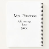 Zurück zur Lehrerbewertung Jahr für Jahr Notizblock (Rückseite)