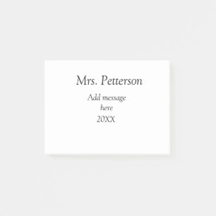 Zurück zur Lehrerbewertung Jahr für Jahr Post-it Klebezettel