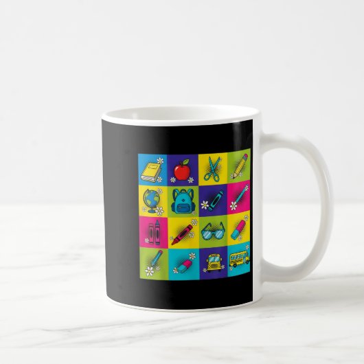 Zurück zur Lehrerin Studentin Männer Mädchen Kind Kaffeetasse (Rechts)
